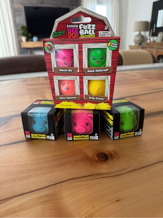 Other - Needoh Barnyard Squishers 4-Pc Set Brand New